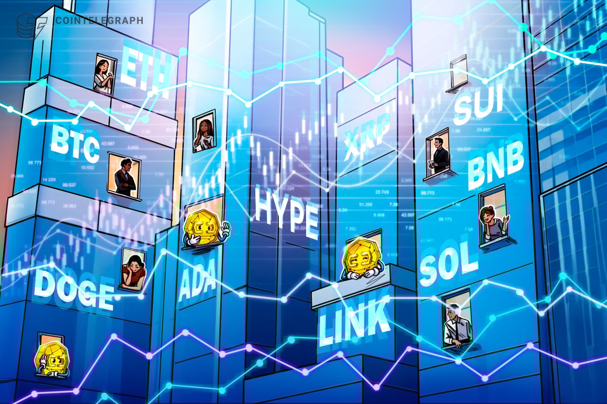 Price predictions 9/3: BTC, ETH, XRP, BNB, SOL, DOGE, ADA, LINK, HYPE, SUI
