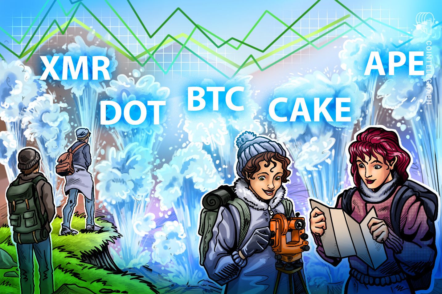 Bu hafta bu 4 altcoin fiyatına dikkat: DOT, XMR, APE, CAKE