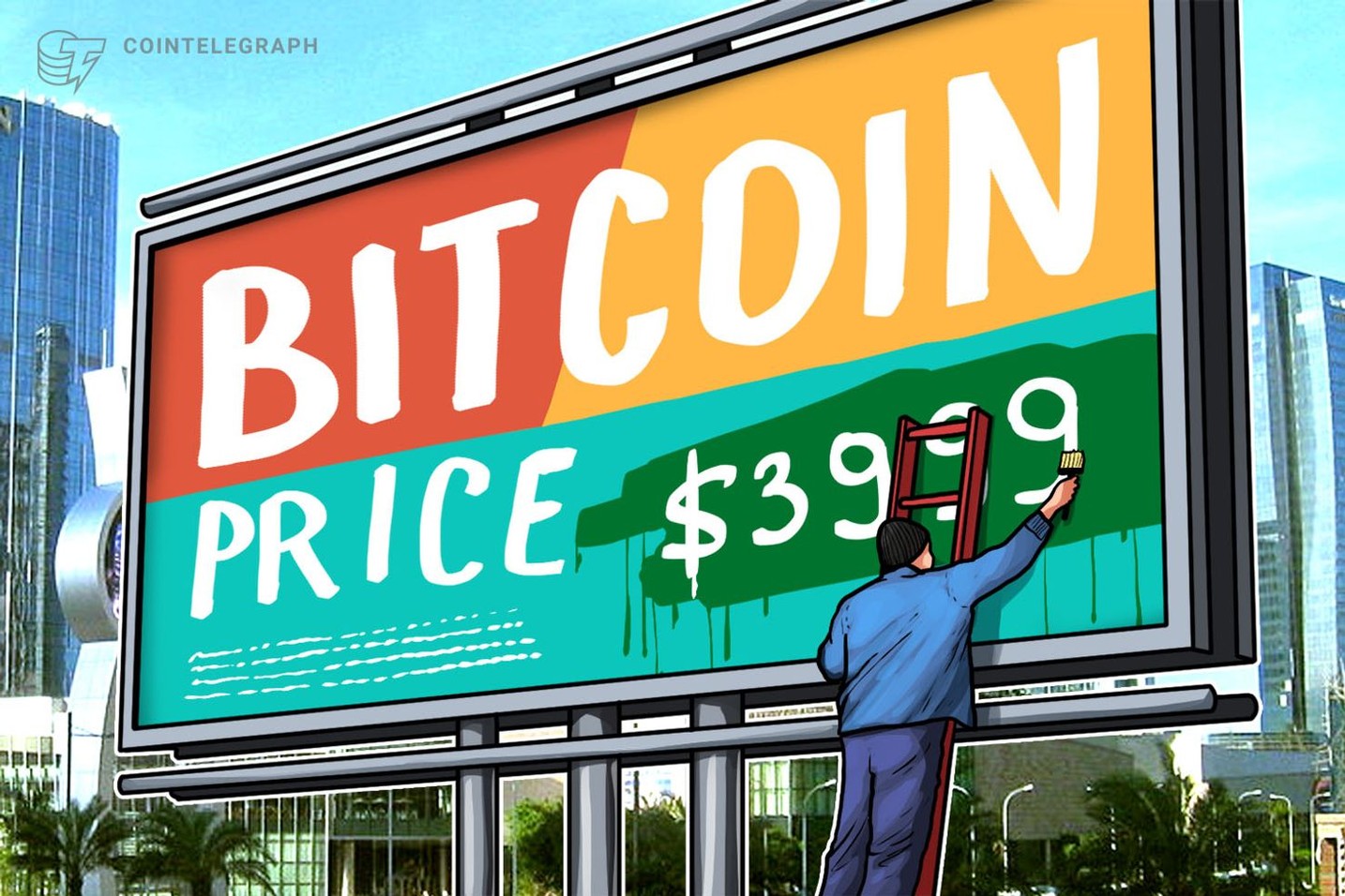 ビットコイン一時4000ドル回復 |仮想通貨相場の上昇要因 JPMコイン説に批判殺到