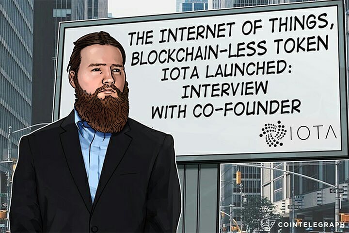 The Internet of Things, Blockchain-less Token IOTA Launched: Interview with Co-Founder