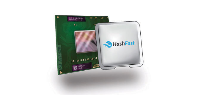 HashFast Bitcoin-mining ASIC chip begins production