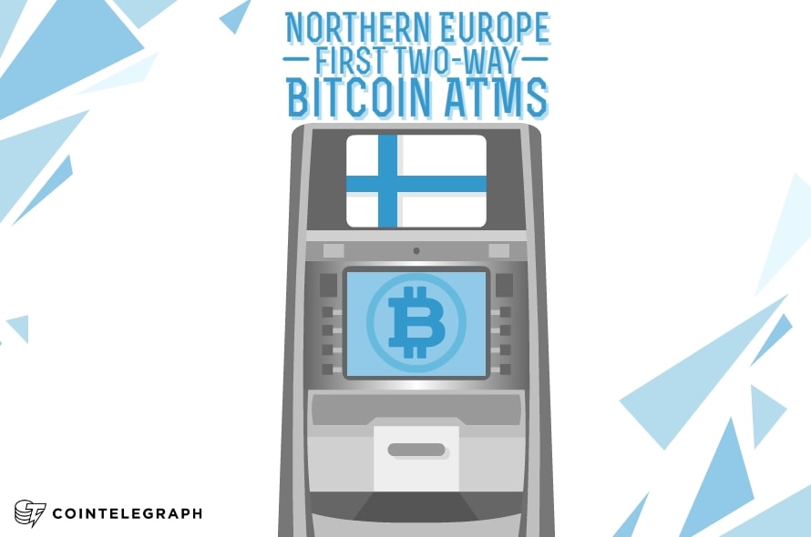 Northern Europe’s first two-way Bitcoin ATMs launched – accessible to anyone like never before 