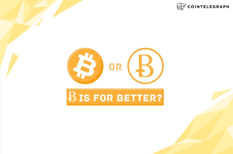 Does Bitcoin deserve a better symbol?