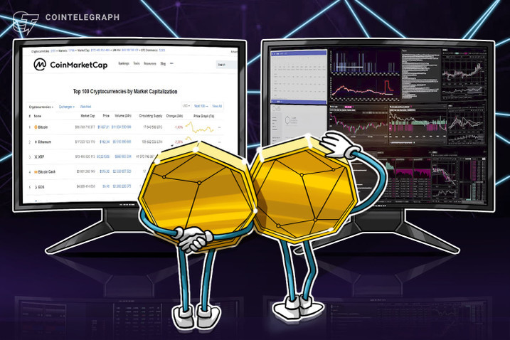 コインマーケットキャップ、新たな仮想通貨ランキングを導入 マーケットペアで