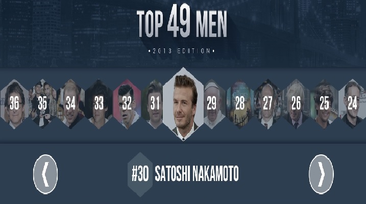 Askmen.com lists Satoshi Nakamoto among most influential men