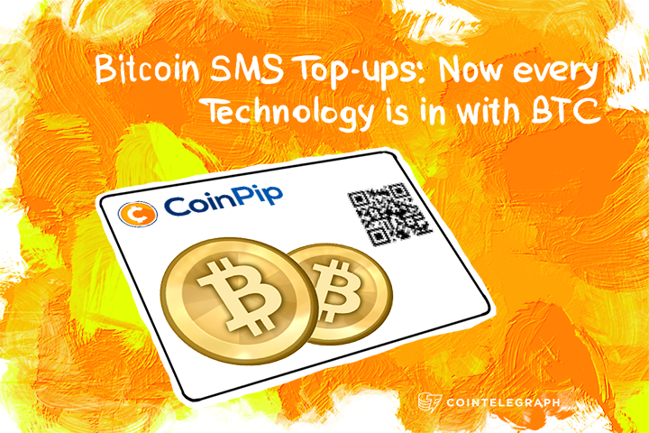 Bitcoin SMS Top-ups: Now every Technology is in with BTC