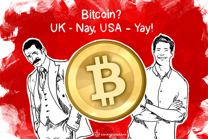 Bitcoin? UK - Nay, USA – Yay!