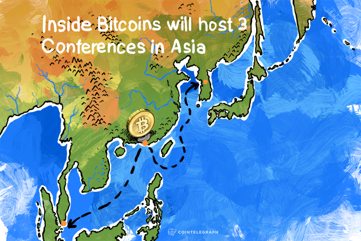 Inside Bitcoins will host 3 Conferences in Asia