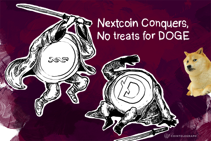 Nextcoin Conquers, No treats for DOGE