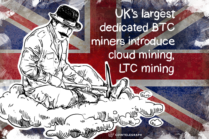 UK’s largest dedicated BTC miners introduce cloud mining, LTC mining