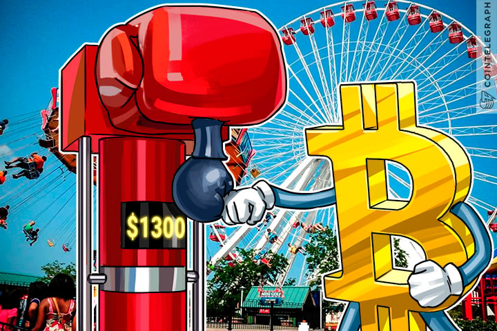 Bitcoin Price Hits $1,300 Prior to ETF Decision