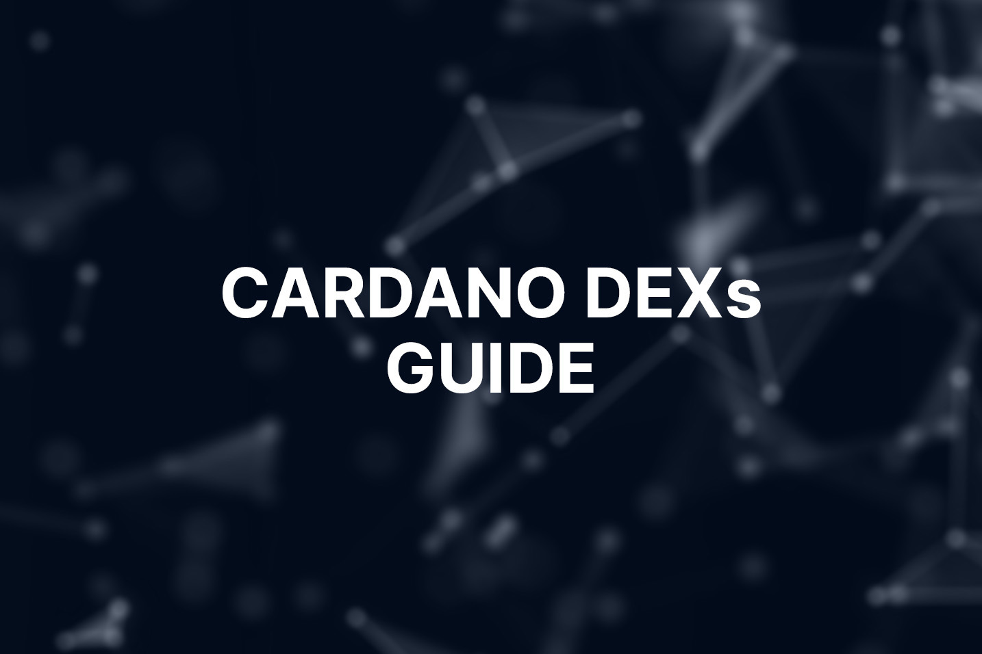 DeFi done differently: Cardano’s innovative DEX leaders in focus