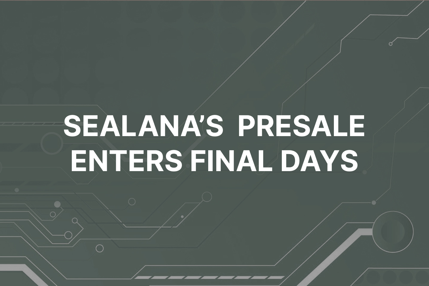 Viral meme coin Sealana enters final days of presale after raising over $5M