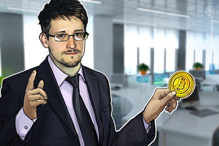 Edward Snowden defende criptomoedas em pagamentos e diz que críticos deveriam entender melhor a indústria cripto