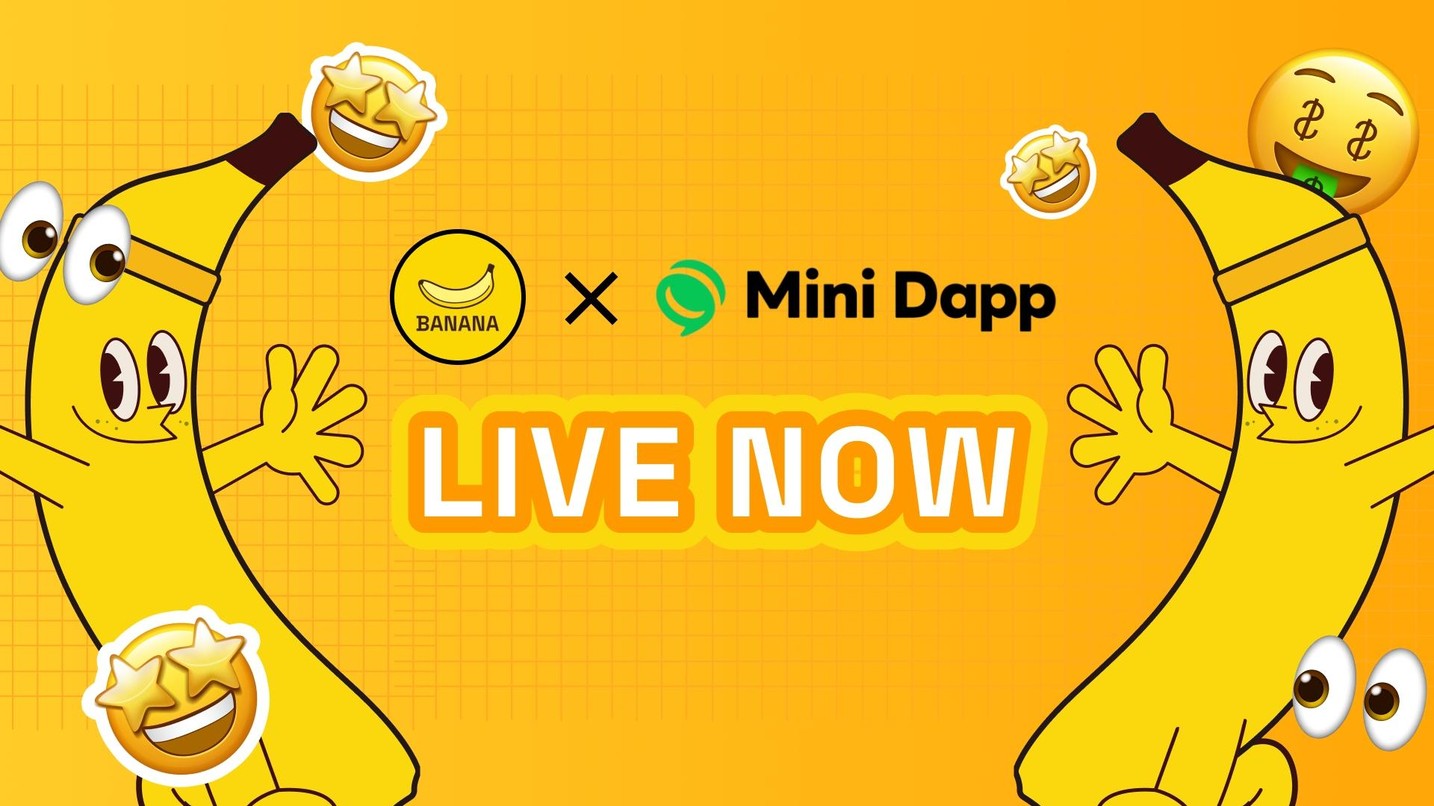 LINE版「BANANA」がDappポータルに登場｜AIを活用したデータ主権と報酬の先駆けに