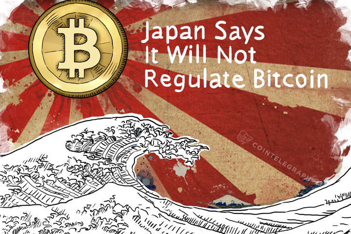 Japan Says It Will Not Regulate Bitcoin