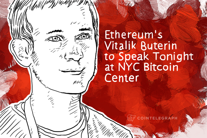 Ethereum’s Vitalik Buterin to Speak Tonight at NYC Bitcoin Center