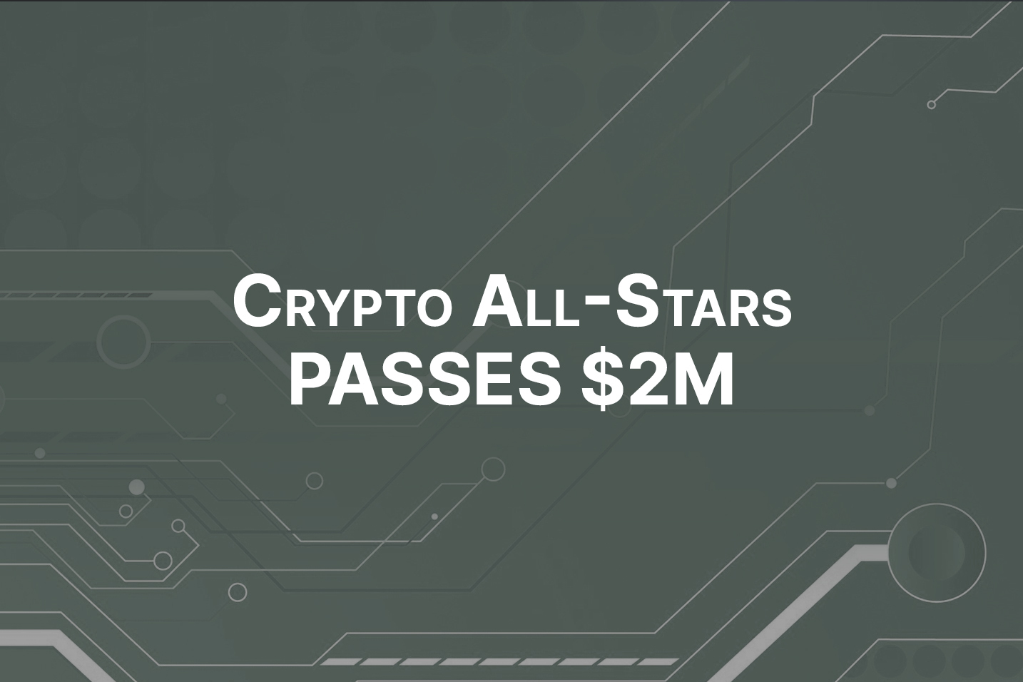 Unified meme coin staking platform Crypto All-Stars passes $2M in presale