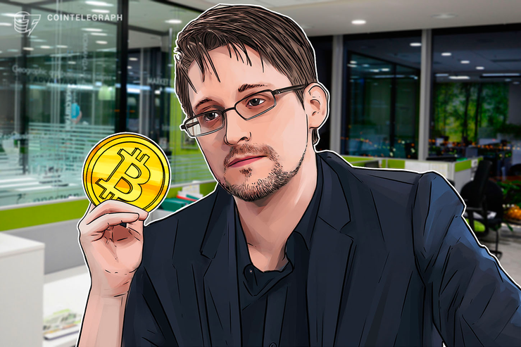 Em evento sobre criptomoedas, Edward Snowden diz que 'privacidade do Bitcoin é fraca'