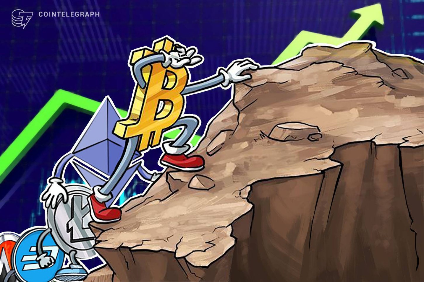 仮想通貨ビットコイン、7000ドルの高い壁　突破なら「強力な強気シグナル」