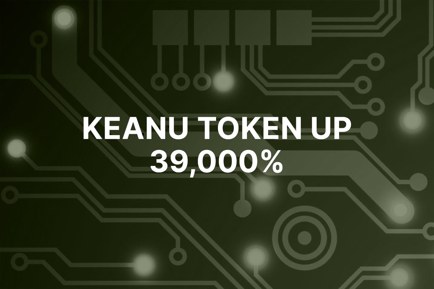 Keanu Token Up 39,000% Following AI Breakthrough