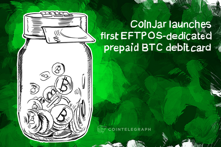 CoinJar launches first EFTPOS-dedicated prepaid BTC debit card