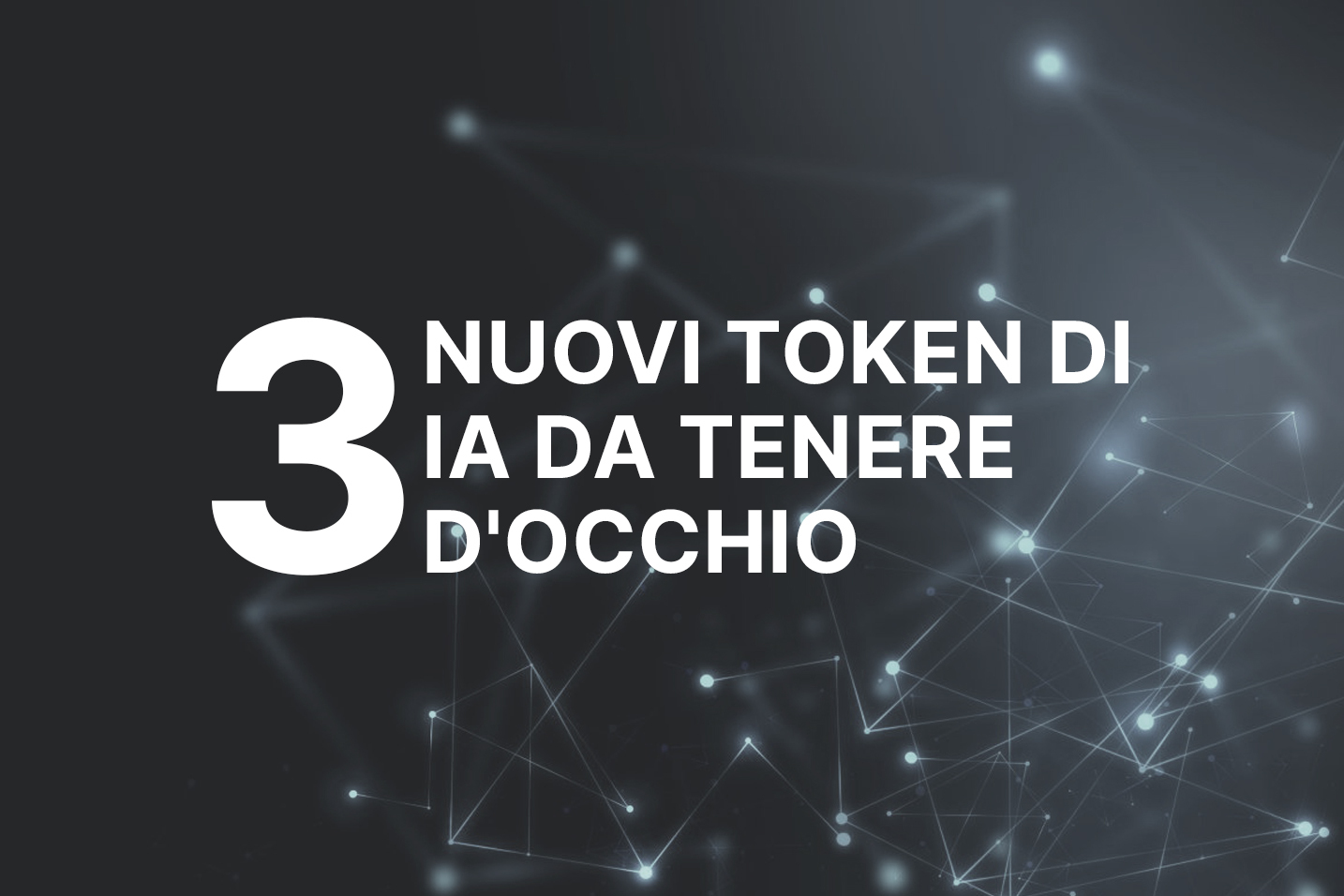 Tre nuovi AI token che ogni crypto-investitore dovrebbe conoscere