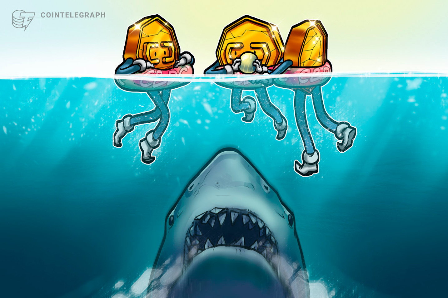 Criptomoeda cross-chain dispara com alvoroço de ‘tubarões’ enquanto o Bitcoin reage à instabilidade do mercado