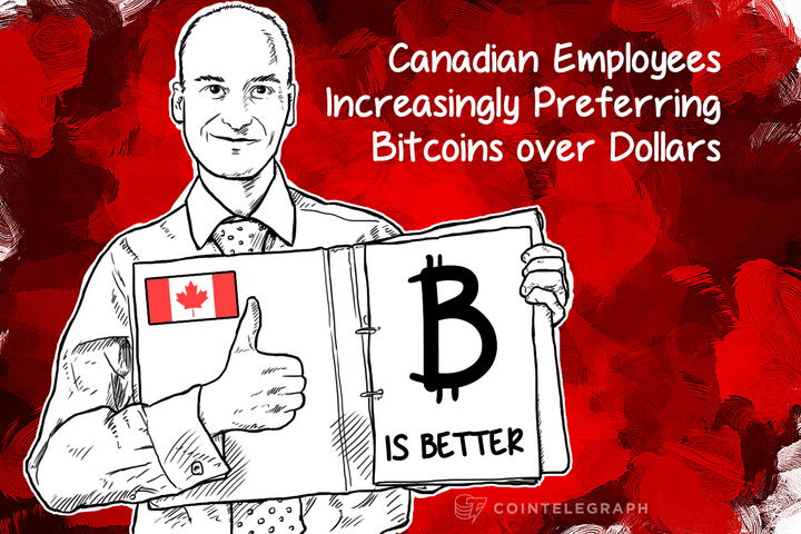 Canadian Employees Increasingly Preferring Bitcoins over Dollars