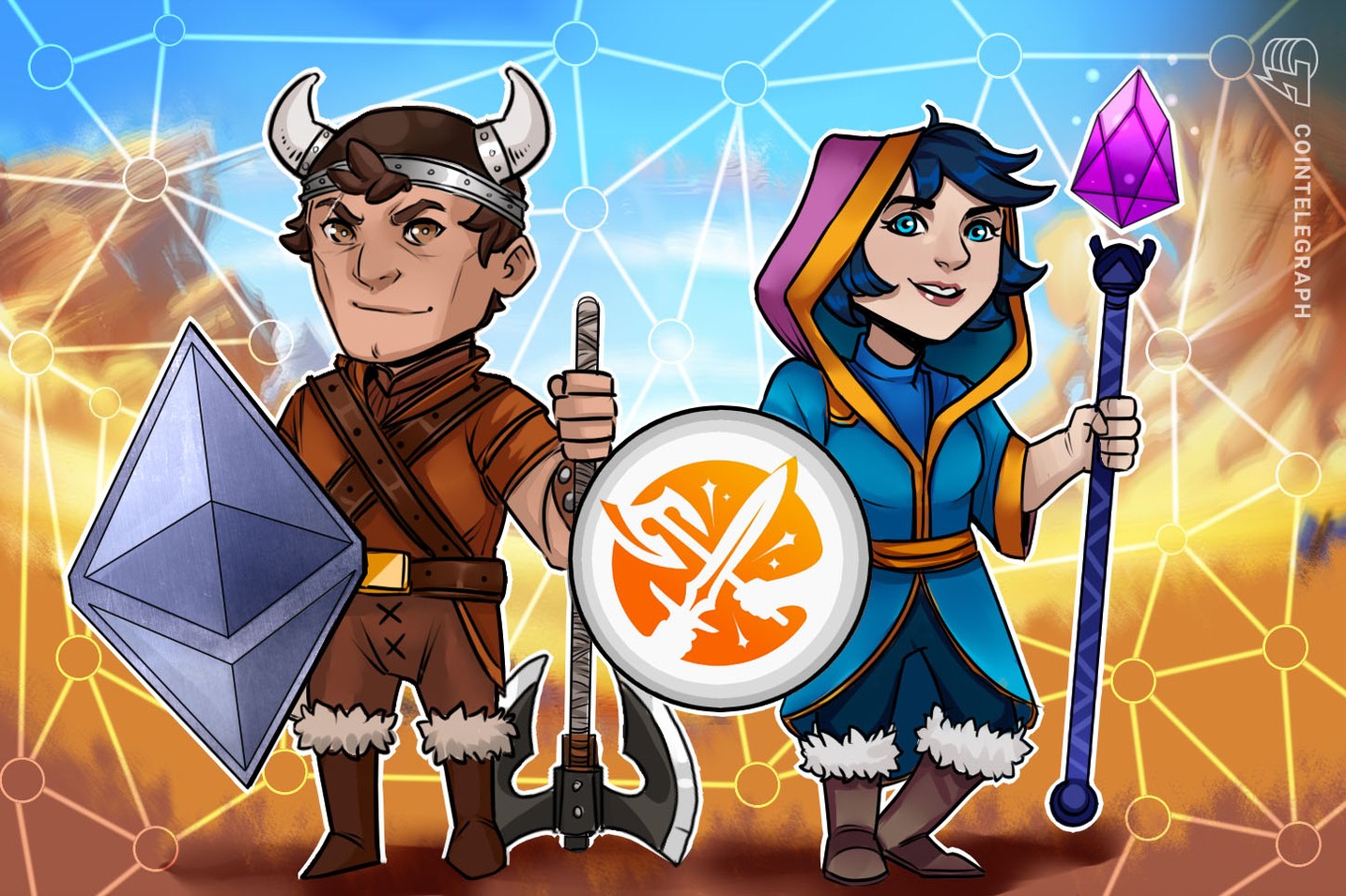 Batallador de blockchain múltiples: Juego cripto permite a los guerreros equiparse desde dos plataformas