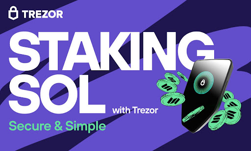 Trezor Suiteが、ソラナの「ウォレット内ステーキング」を実現
