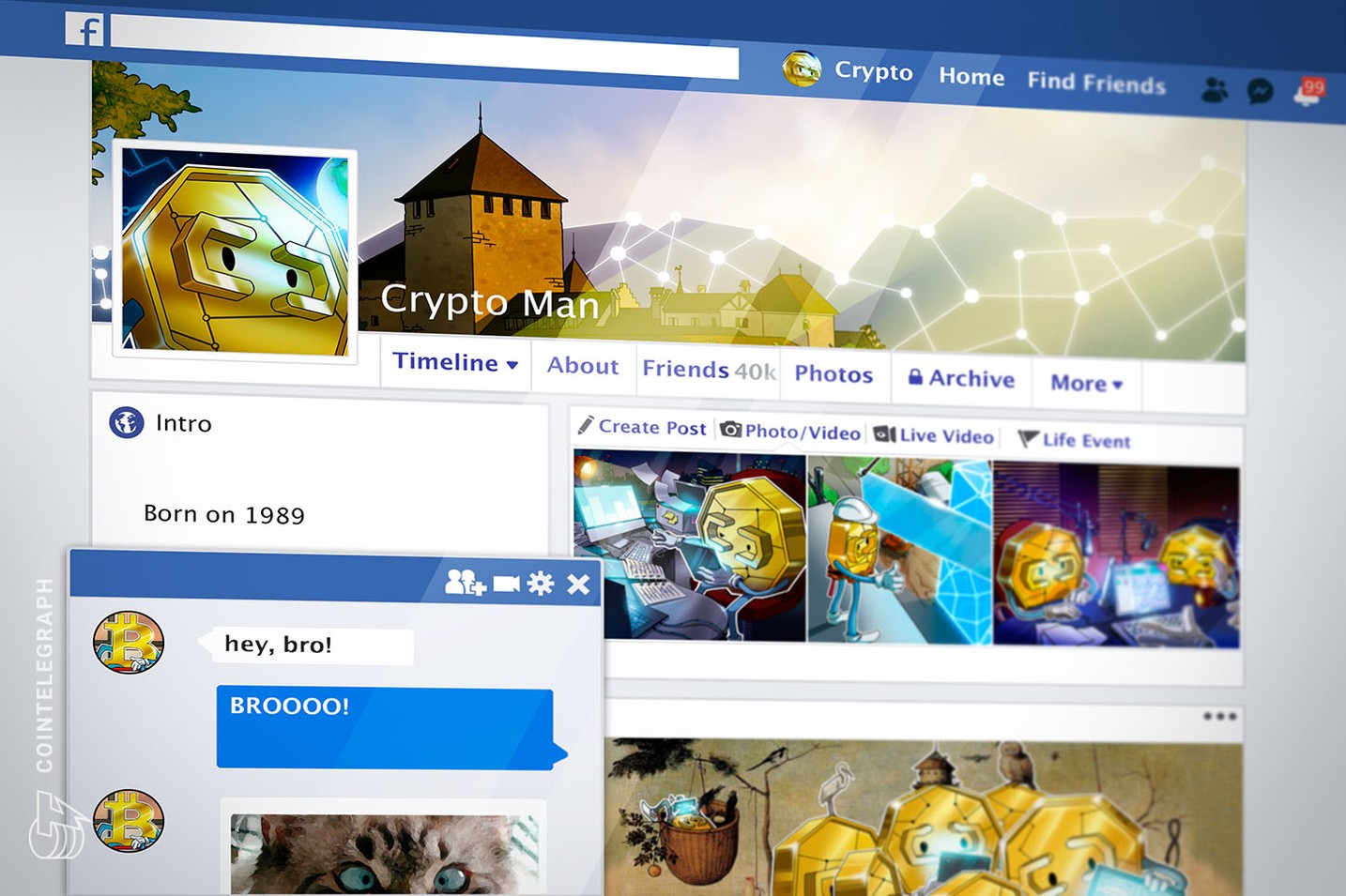 De la prohibición total a su propia criptomoneda estable: Cómo la relación de Facebook con las criptos cambió en 2018