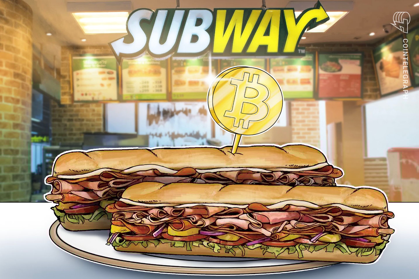 US ‘Subway’ sandwich shop accept bitcoins