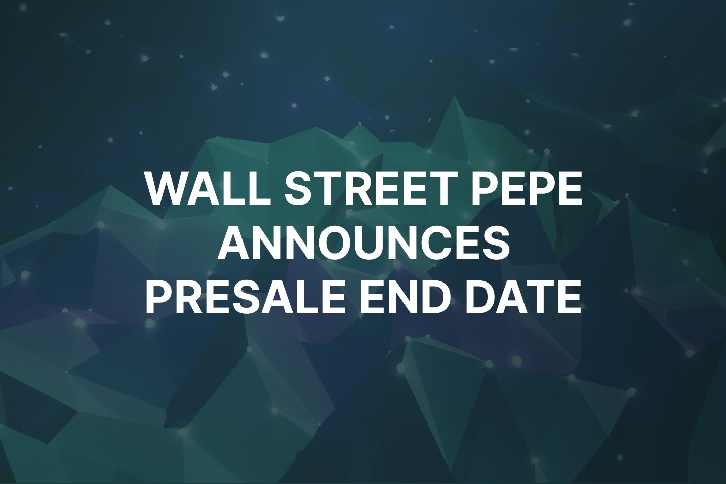 Wall Street Pepe atinge US$ 55 milhões em pré-venda e define data final antes do lançamento em exchanges