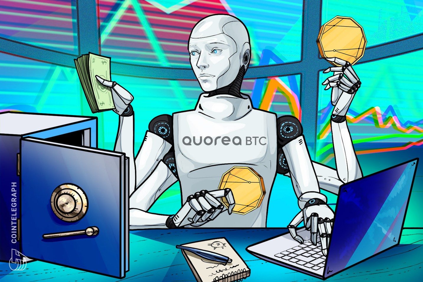 AIロボットを活用した自動売買のQUOREA BTCで、ビットコインの高度な資産運用をより手軽に