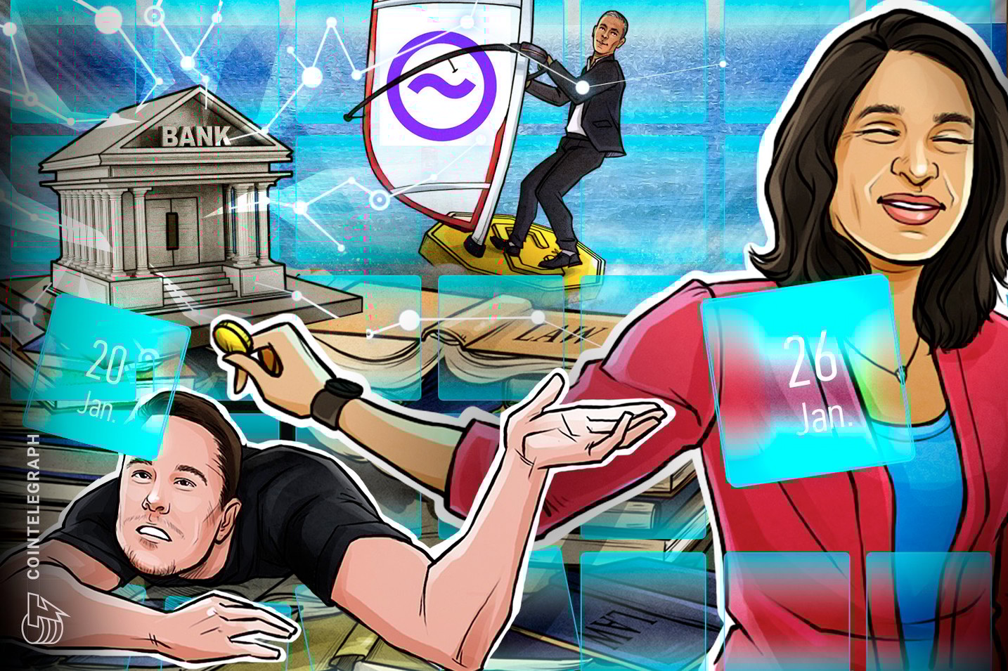 Hodler’s文摘(1.20-1.26): 电报攻击苹果iCloud；特斯拉创始人发表对加密货币看法；WEF见闻