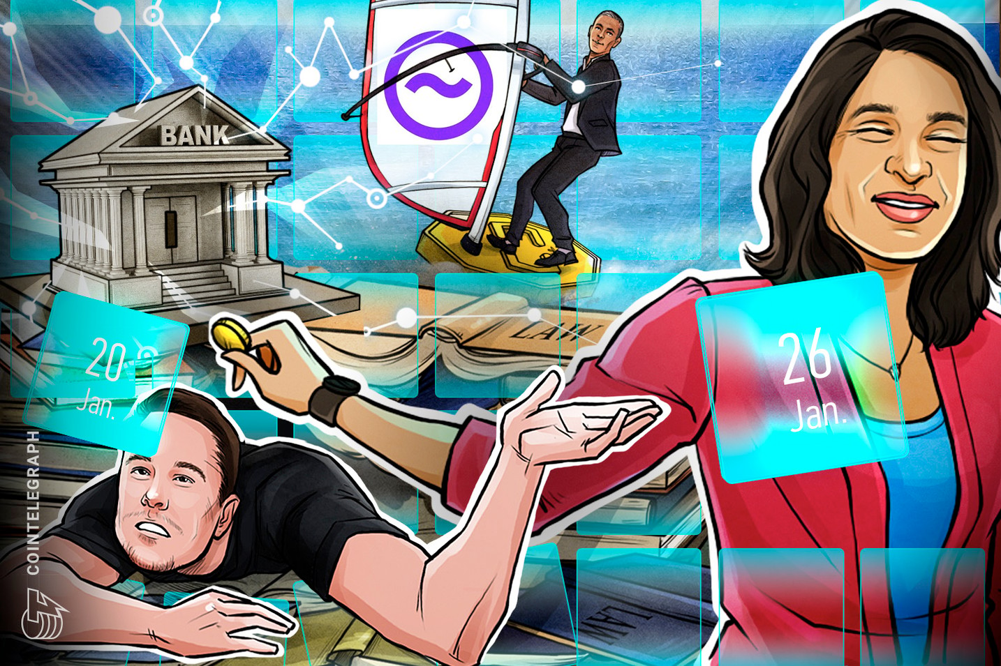 Telegram Attacks Apple, Musk on Crypto, WEF Debrief: Hodler’s Digest, Jan 20–26