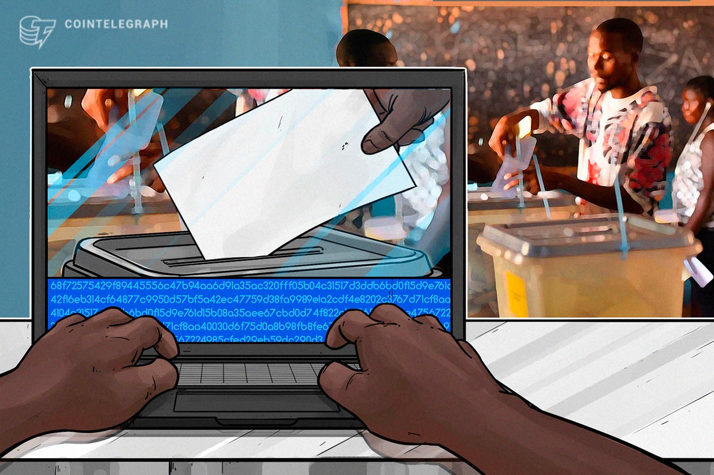 ¿Quién creó el cuento de las elecciones Blockchain de Sierra Leona?