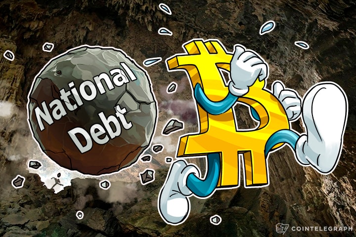 US National Debt Now Worth Bitcoin Thousands Of Times Over