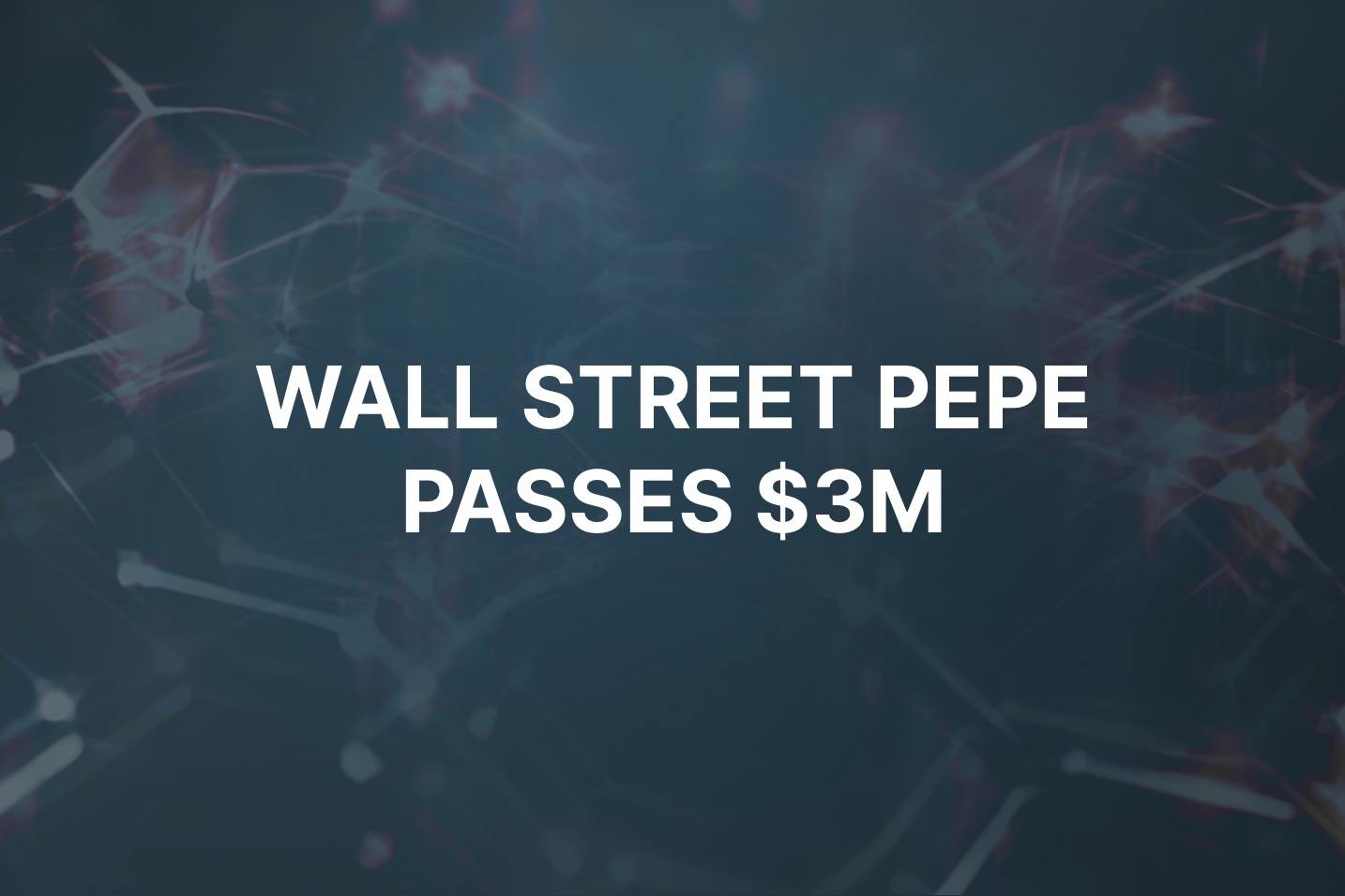Pepe price drops 8% after weekend high but Wall Street Pepe presale passes $3m