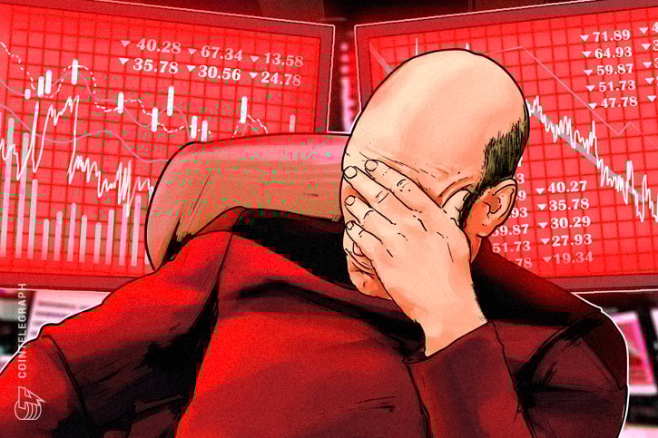 Mercados cripto voltam ao vermelho mais uma vez. Volatilidade continua alta.