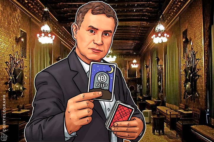 Dr. Doom ou Sr. Realista? Nouriel Roubini diz que regulação matará o Bitcoin