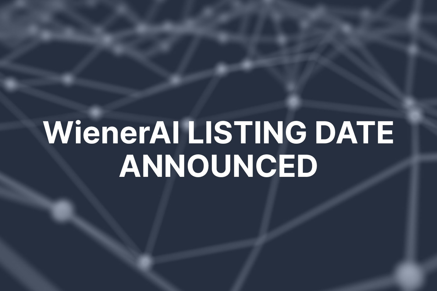 WienerAI’s $8M presale announces listing date
