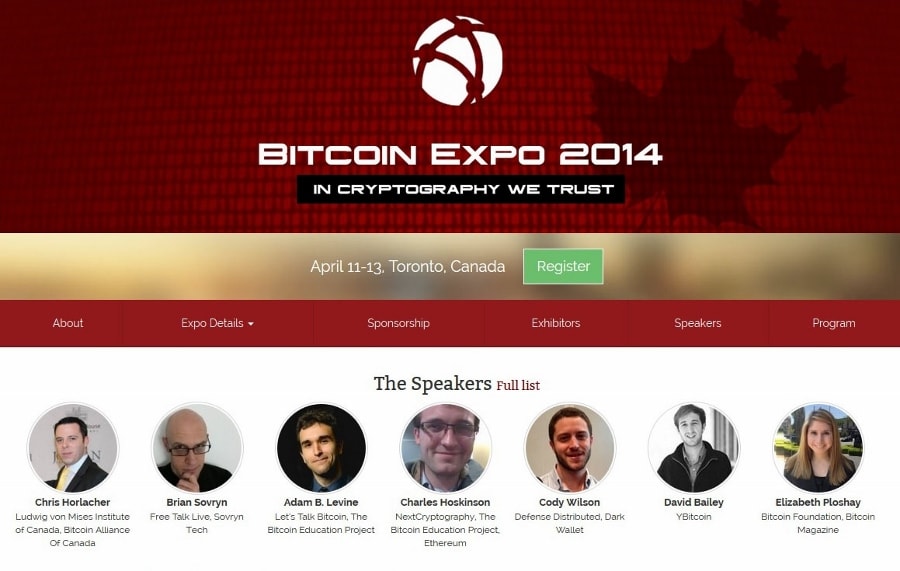 Toronto Bitcoin Expo Team Reveals Details of the Event