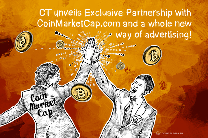 Cointelegraph’s Exclusive Partnership with CoinMarketCap.com revealed