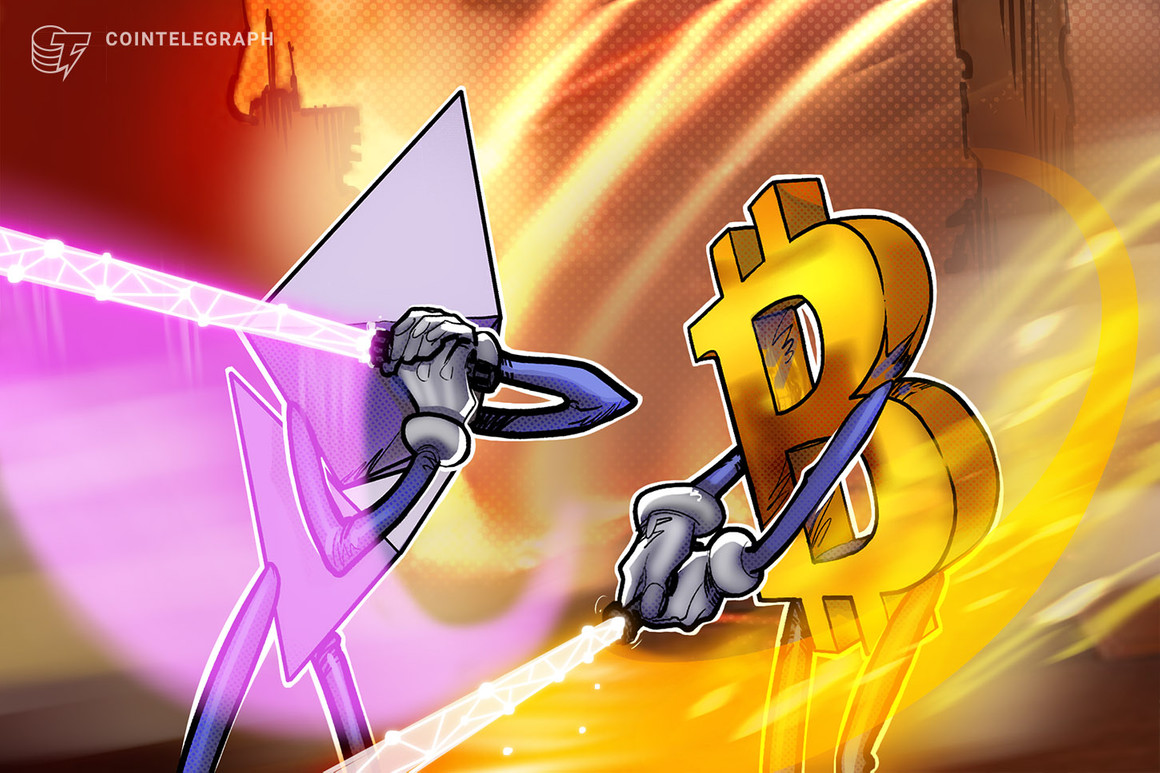 Métricas projetam Ethereum surpreendendo o Bitcoin em setembro com a chegada do The Merge