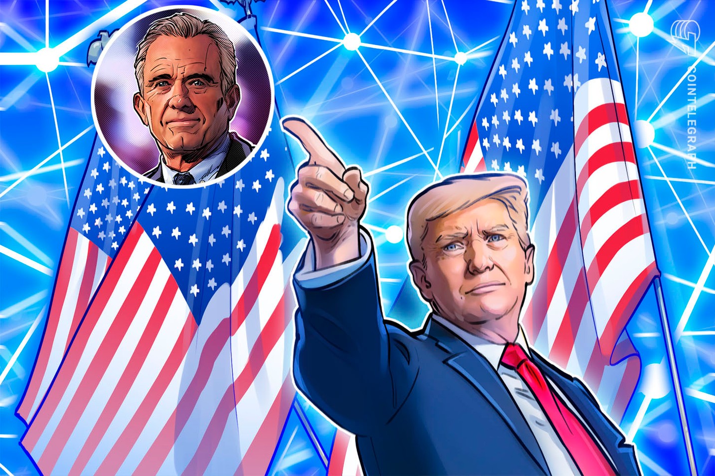Trump adds RFK Jr to transition team as former president faces new indictment