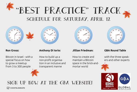 GBA Best Practice Track at the Bitcoin Expo Toronto