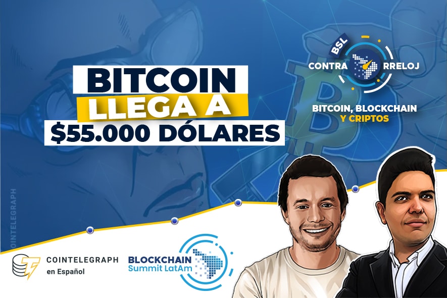 Precio de Bitcoin a 55.000 dólares, Repunte del hash rate, Subsidio pro-BTC en El Salvador y mucho más. Un resumen de las criptonoticias más importantes de la semana