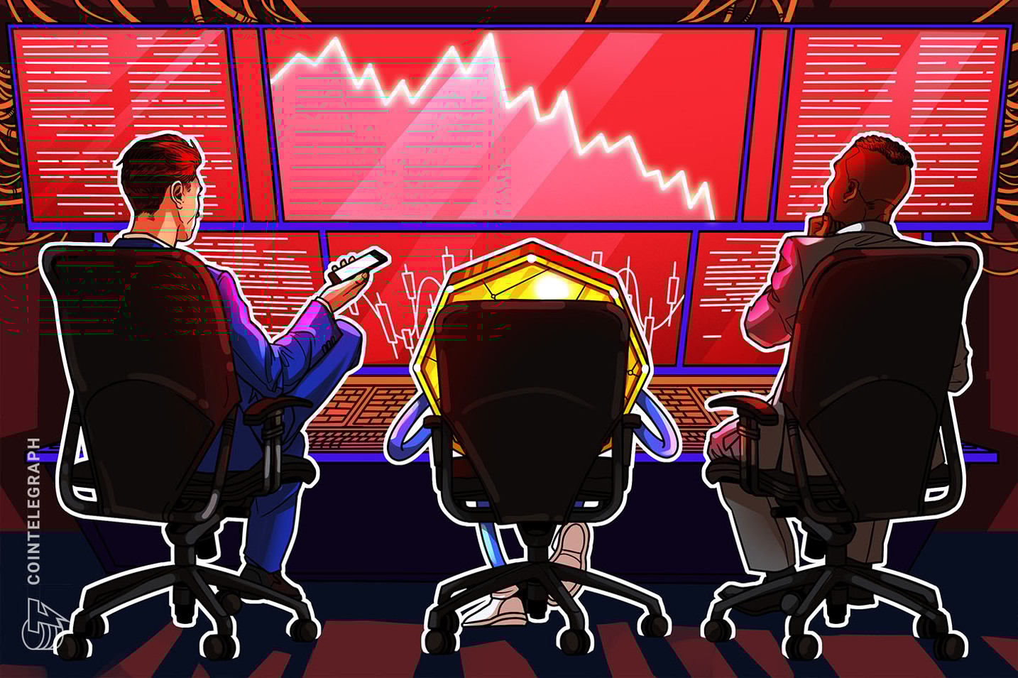 Mercado de ações e o Bitcoin em compasso de espera diante de semana de crise